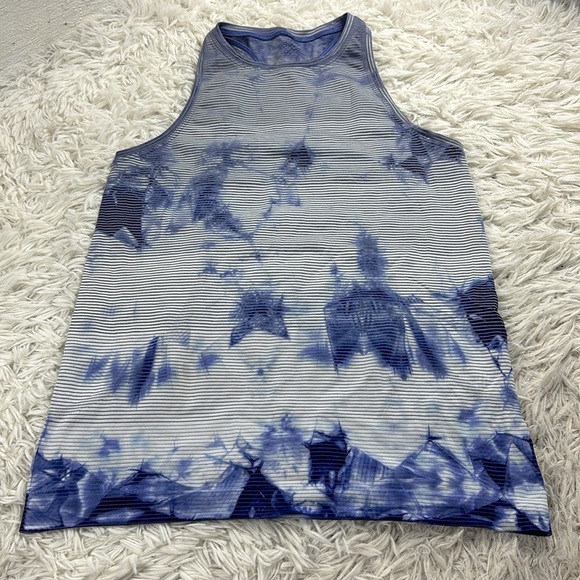 Lululemon Swiftly Tech Tank 2.0 *Wash Shibori Stripe Midnight Orchid - Picture 1 of 4